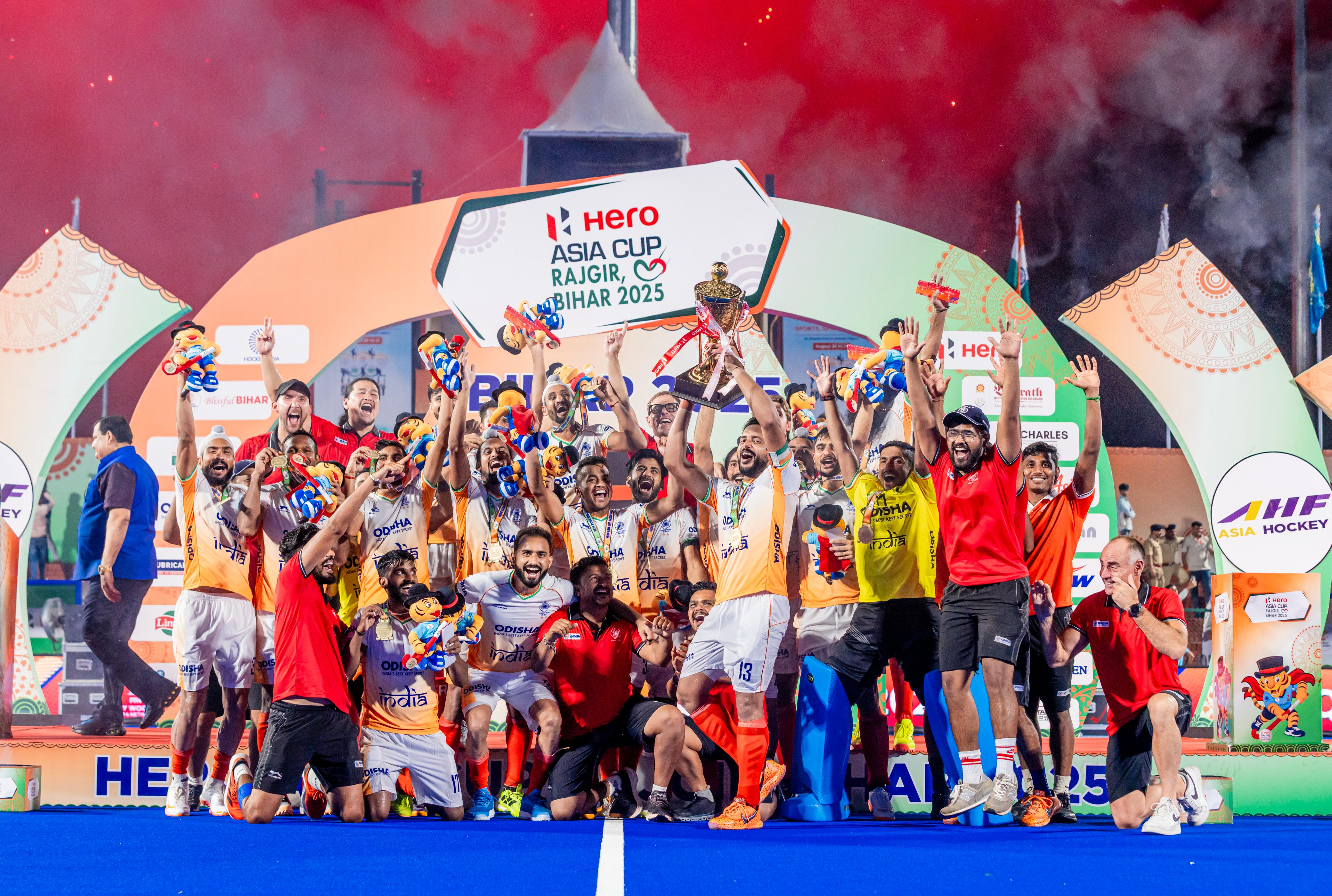 Clinical India Outplay South Korea 4-1 To Lift Asia Cup Title, Qualify For World Cup