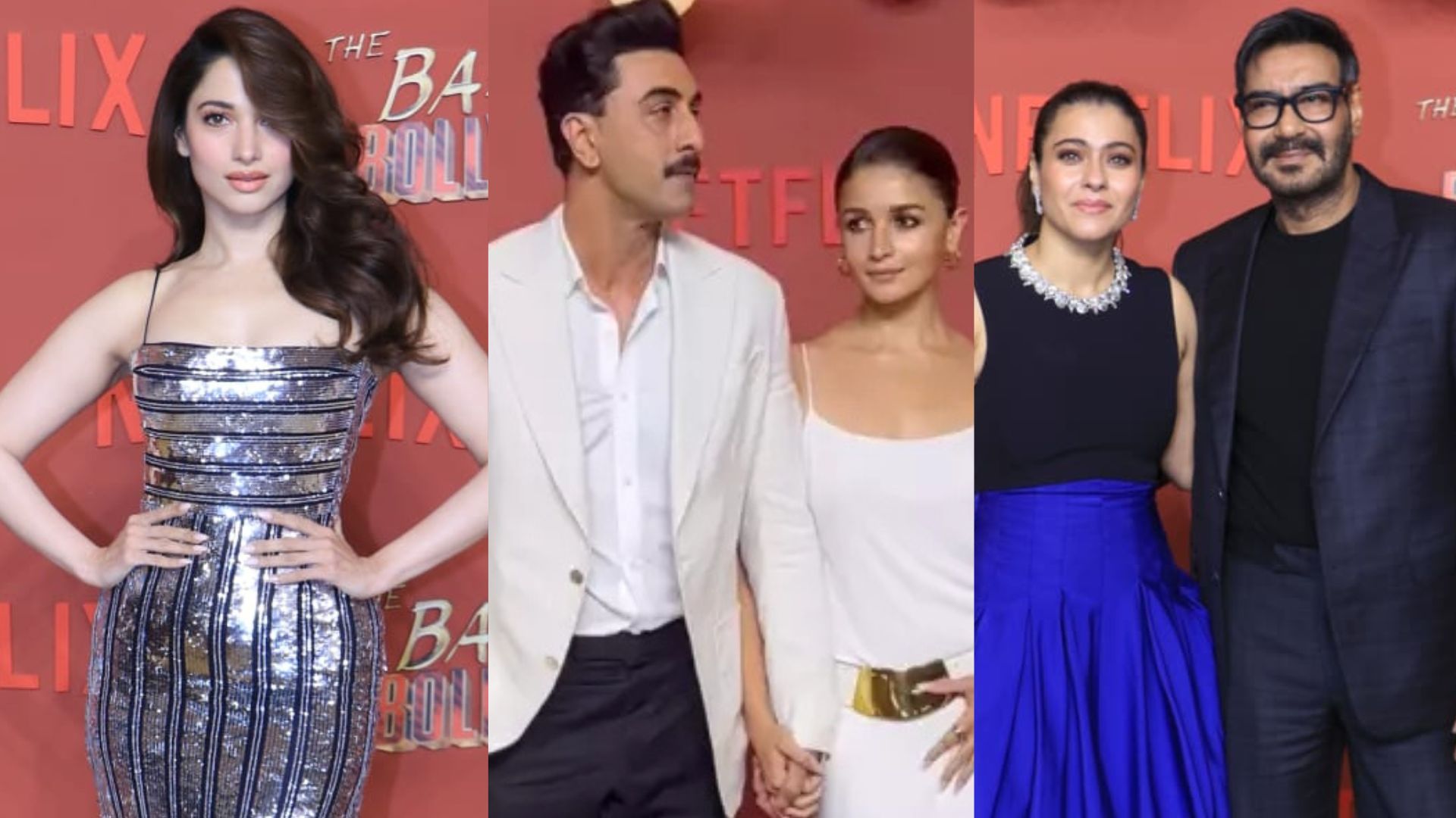<i>The Ba***ds of Bollywood</i> Premiere: Ranbir Kapoor-Alia Bhatt, Kajol-Ajay Devgn And Other Stars Turn Heads At The Event