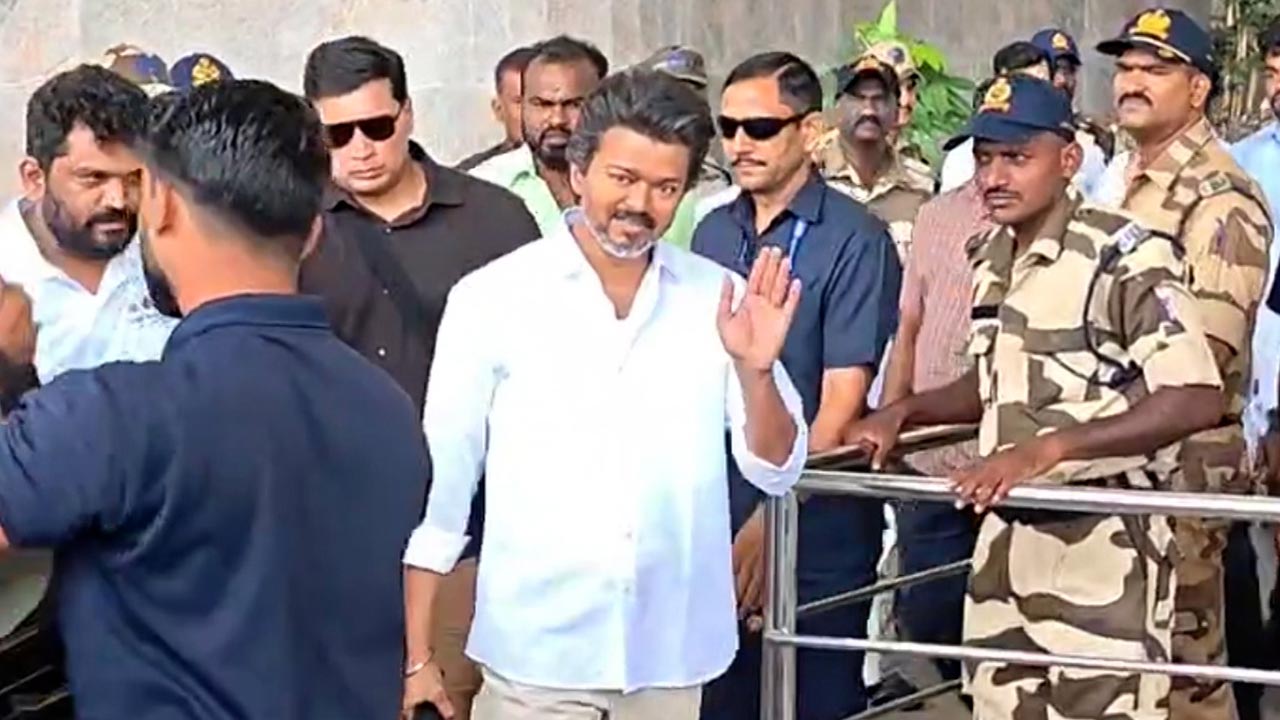 Second Leg Of TVK Chief Actor Vijay's Yatra Resumes