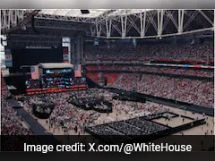 US President Donald Trump Leads Tribute To Activist Charlie Kirk At Arizona Service