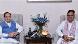 Rajasthan CM Delhi Visit: भजनलाल शर्मा दिल्ली से लौटे, नड्डा से मिले, राजस्थान को केंद्र से मिली बड़ी सौगात