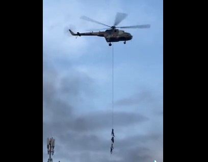 Video: Nepal Ministers, Family Cling To Chopper Rope To Flee Protests