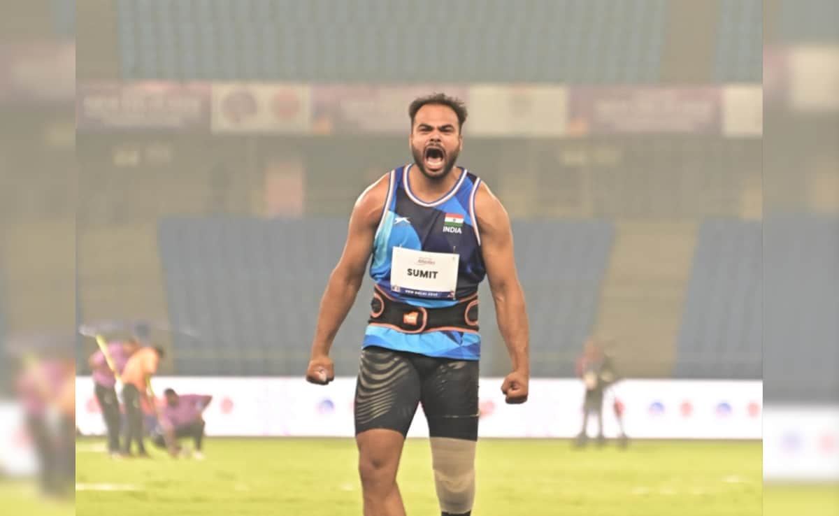 Sumit Antil Wins Javelin Gold At World Para Athletics Championships