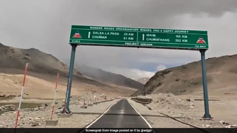Ladakh's 91-km Hanle-Chumar Road Open To Public: Army Ladakh's 91-km Hanle-Chumar Road Open To Public: Army