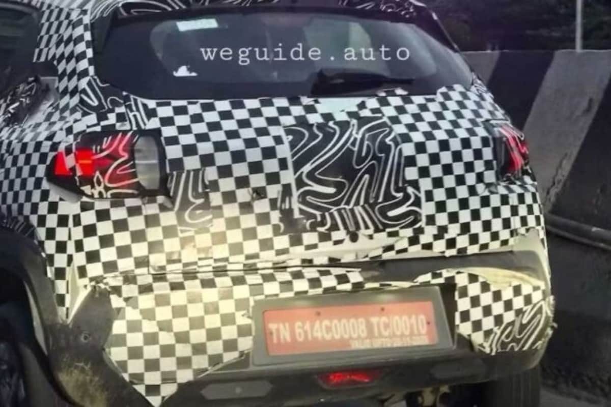 Renault Kwid Facelift rear Renault Kwid Facelift rear