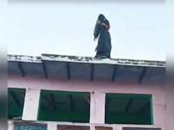 On Camera, UP Woman Jumps Off Roof. Her Husband Had Dared Her To