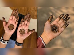 Navratri Mehndi Designs: नवरात्रि पर हाथों में लगाएं खूबसूरत मेहंदी, यहां देखें 5 मिनट में बनने वाले सुंदर और यूनिक डिजाइन्स Navratri Mehndi Designs: नवरात्रि पर हाथों में लगाएं खूबसूरत मेहंदी, यहां देखें 5 मिनट में बनने वाले सुंदर और यूनिक डिजाइन्स