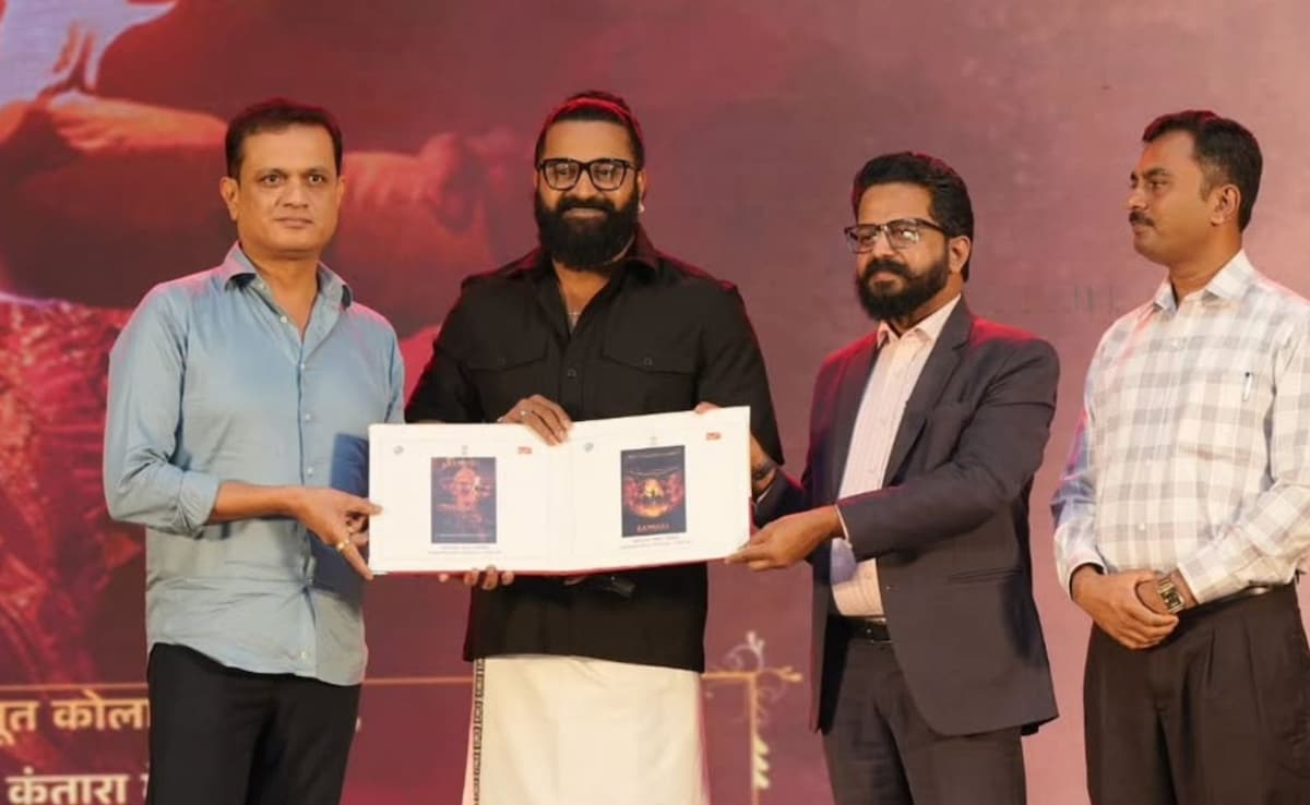 India Post Honours Rishab Shetty's Kantara With Special Cover And Postcards On Bootha Kola