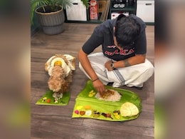 "Cutest Onam Post" - Video Of Dog Enjoying Mini Onam 'Sadhya' Goes Viral "Cutest Onam Post" - Video Of Dog Enjoying Mini Onam 'Sadhya' Goes Viral
