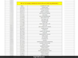 NEET UG Counselling 2025: MCC Releases List Of Eligible NRI Candidates For Round 2 NEET UG Counselling 2025: MCC Releases List Of Eligible NRI Candidates For Round 2