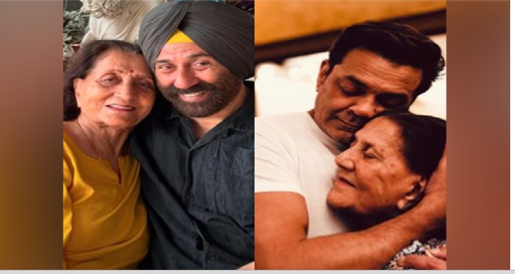 सनी और बॉबी देओल ने मां प्रकाश कौर के जन्मदिन पर यू लुटाया प्यार, तस्वीरें वायरल