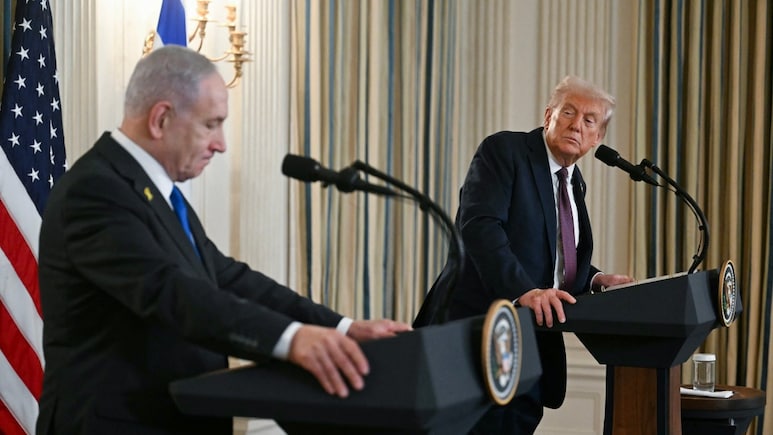 Trump Says Israel To Withdraw From Gaza "In Phases" Under Deal Trump Says Israel To Withdraw From Gaza "In Phases" Under Deal