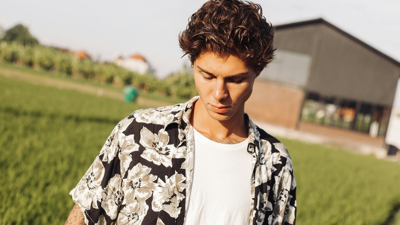 Pair floral shirts with tailored trousers