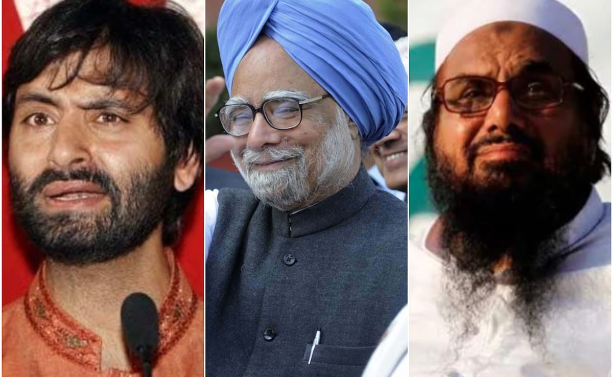 "Ex-PM Thanked Me For Meeting Hafiz Saeed": Yasin Malik's Explosive Claim