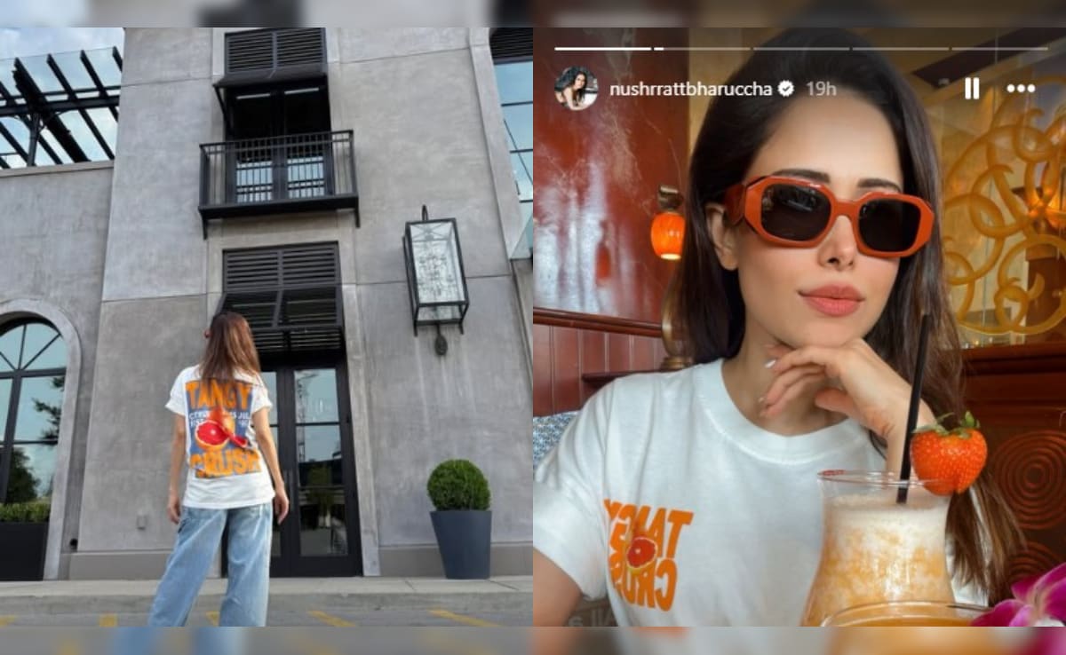Nushrratt Bharuccha is in Nashville. Photo: Instagram/nushrrattbharuccha Nushrratt Bharuccha is in Nashville. Photo: Instagram/nushrrattbharuccha