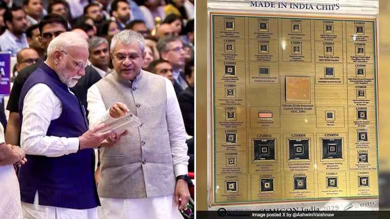 Explained: The Vikram-32 Chip Handed Over To PM Modi At Semicon 2025
