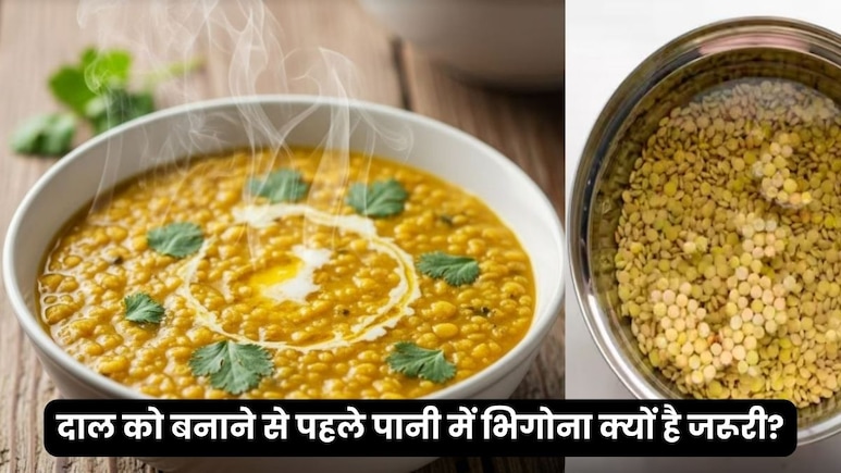दाल खाने के बाद फूल जाता है पेट, हो जाती है गैस? जानें बनाने से पहले कितनी देर भिगोना है जरूरी दाल खाने के बाद फूल जाता है पेट, हो जाती है गैस? जानें बनाने से पहले कितनी देर भिगोना है जरूरी