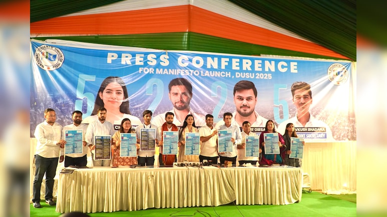 दिल्ली विश्वविद्यालय छात्रसंघ चुनाव के लिए NSUI का घोषणा पत्र जारी, महिलाओं के लिए भी अहम वादे