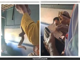 Video: Man Carrying Snake Asks For Money From Train Passengers, Railways Responds Video: Man Carrying Snake Asks For Money From Train Passengers, Railways Responds