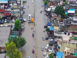 Heavy Rain Leads To Waterlogging, Traffic Jam In Gurugram Yet Again Heavy Rain Leads To Waterlogging, Traffic Jam In Gurugram Yet Again