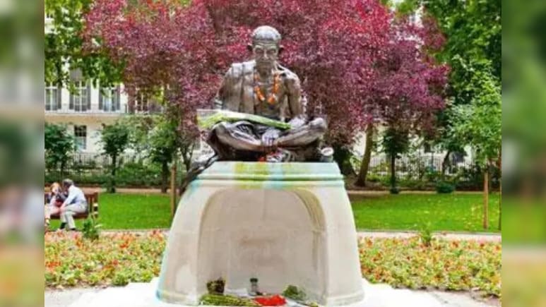 लंदन में किसने तोड़ी महात्मा गांधी की प्रतिमा, भारतीय उच्चायोग के पास अहिंसा दिवस के 3 दिन पहले हुआ हमला