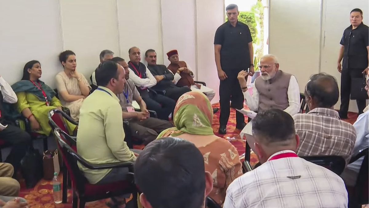 PM Modi Reviews Flood, Landslide Damage in Himachal, Visits Kangra