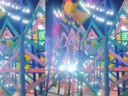 Video: मेले में झूले से ऊंचाई से गिरी युवती  का वीडियो वायरल, कमजोर दिल वाले न देखें