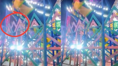 Video: मेले में झूले से ऊंचाई से गिरी युवती  का वीडियो वायरल, कमजोर दिल वाले न देखें