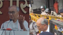 Shitala Mata Market में बढ़ते सांप्रदायिकता के बीच इंदौर पहुंचे दिग्विजय सिंह, पुलिस ने रास्ते में ही रोका