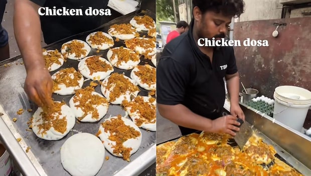 Watch: Street Vendor's Viral 'Chicken Dosa' Divides The Internet