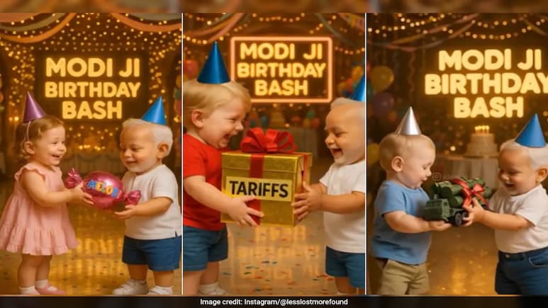 AI-Generated Video Shows World Leaders At PM Modi's Birthday Party, Internet Calls It "Cutest" AI-Generated Video Shows World Leaders At PM Modi's Birthday Party, Internet Calls It "Cutest"