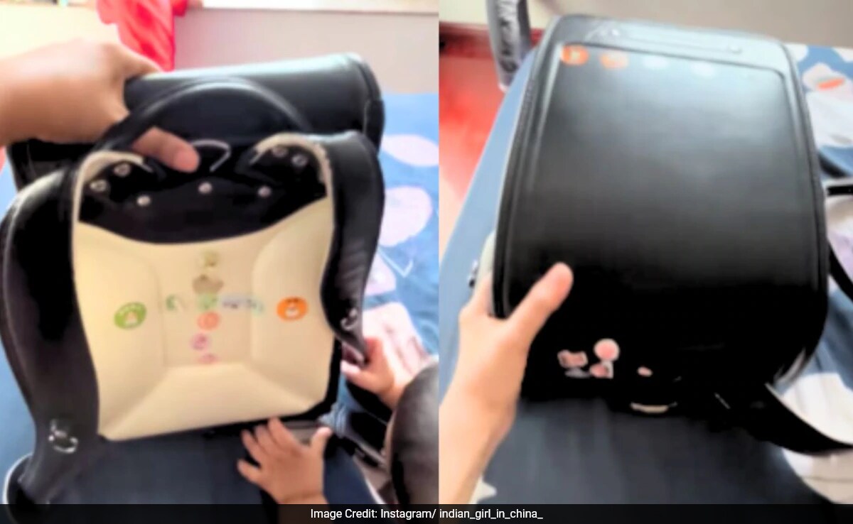 Viral Video Shows Light School Bags in China, Contrasting with India