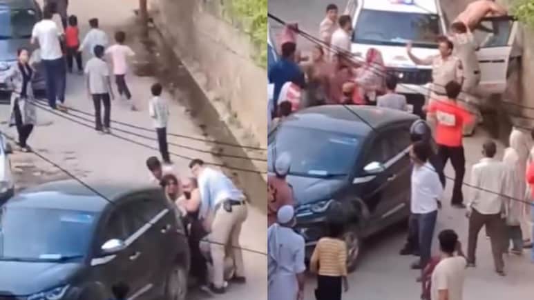 Cops Try To Arrest Accused In Delhi Locality, Get Thrashed By His Relatives Cops Try To Arrest Accused In Delhi Locality, Get Thrashed By His Relatives
