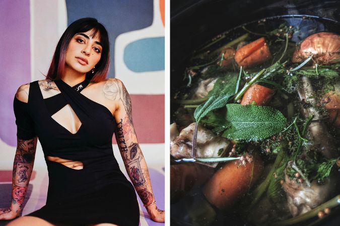 Actor Bani J Swears By Bone Broth Breakfast: "It's Very Good For The Skin"
