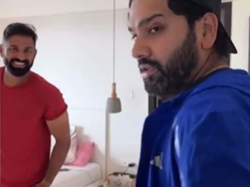 "He's Always Stiff": Rohit Sharma Gives Hilarious Introduction Of Abhishek Nayar, He Responds