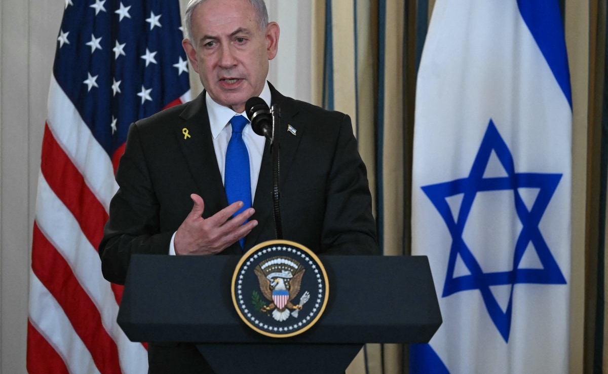 Israel Would "Retain Security Responsibility" In Gaza After War: Netanyahu