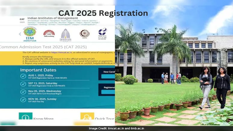 CAT 2025 Registration Closes On September 13: Check Exam Date, Top MBA Colleges Here CAT 2025 Registration Closes On September 13: Check Exam Date, Top MBA Colleges Here