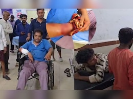 नर्मदापुरम में पागल कुत्ते का कहर: 25 लोगों को काटा, कई की हालत गंभीर; अस्पताल के फर्श पर दिखा खून ही खून