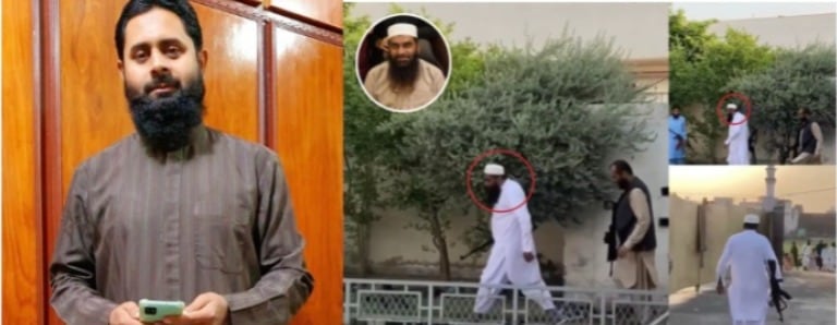 Maulana Abu Zar (L) and Yunus Shah Bukhari Maulana Abu Zar (L) and Yunus Shah Bukhari