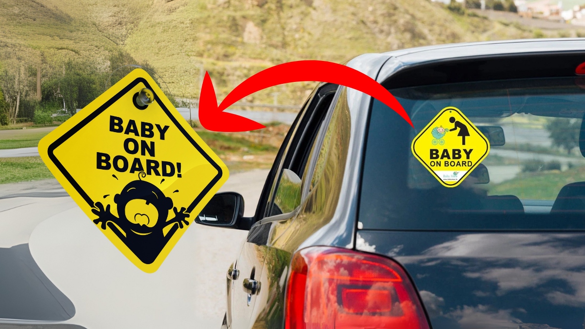 Baby on Board: कार के पीछे आपने भी देखा होगा! अब डिटेल में जान लीजिए इसका मतलब
