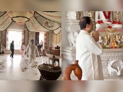 Video: Gautam Adani, Wife Offer Prayers At Ahmedabad Temple