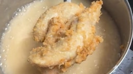 Viral Video: Woman Makes Fried Chicken By Mixing Flour Directly Into Oil, Internet Reacts