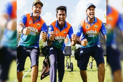 India Men's Compound Archery Team Wins First-Ever Gold At World Championships India Men's Compound Archery Team Wins First-Ever Gold At World Championships