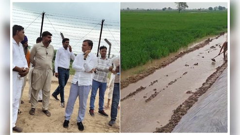 राजस्थान में घग्घर नदी का रौद्र रूप, इन गांवों को सबसे ज्यादा खतरा, अधिकारी अलर्ट