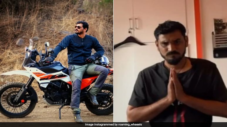 Indian Biker's Motorcycle Stolen In UK During World Tour, Appeals For Help Indian Biker's Motorcycle Stolen In UK During World Tour, Appeals For Help