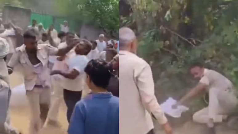 पुलिस को जमीन पर घसीटा... कपड़े फाड़ बरसाए लात-घूसे, वीडियो वायरल हुआ तो थानेदार ने किया बड़ा खुलासा