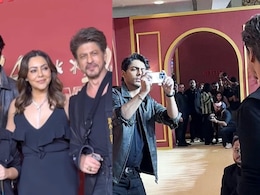 Aryan Khan Turns Photographer For Dad Shah Rukh Khan At <i>The Ba***ds Of Bollywood</i> Premiere, Gauri And Suhana Khan Join Them Aryan Khan Turns Photographer For Dad Shah Rukh Khan At <i>The Ba***ds Of Bollywood</i> Premiere, Gauri And Suhana Khan Join Them