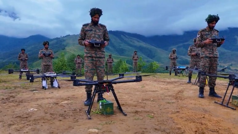 Army Successfully Conducts Exercise Siyom Prahar, Validates Drone Tactics Army Successfully Conducts Exercise Siyom Prahar, Validates Drone Tactics
