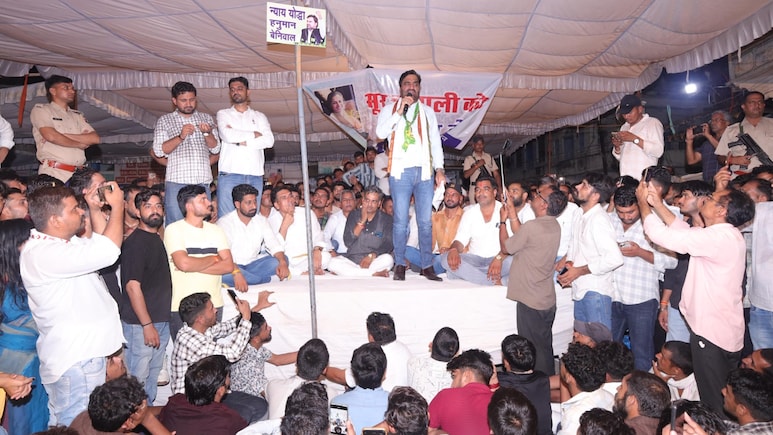 सूरज माली के आंदोलन ने लिया बड़ा रूप, हनुमान बेनीवाल ने प्रशासन को दिया अल्टीमेटम; जिला मुख्यालय पर होगा कूच