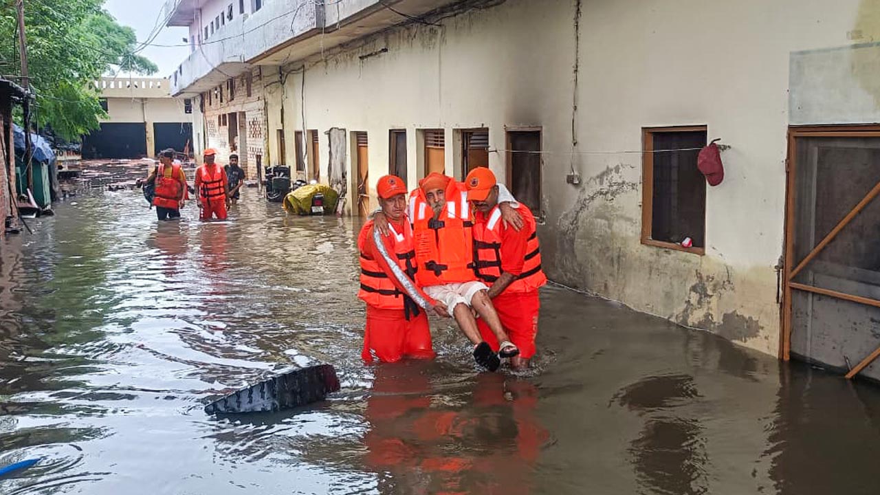 Punjab Hit By Worst Flood In Decades, Villages Inundated, Rescue Ops On